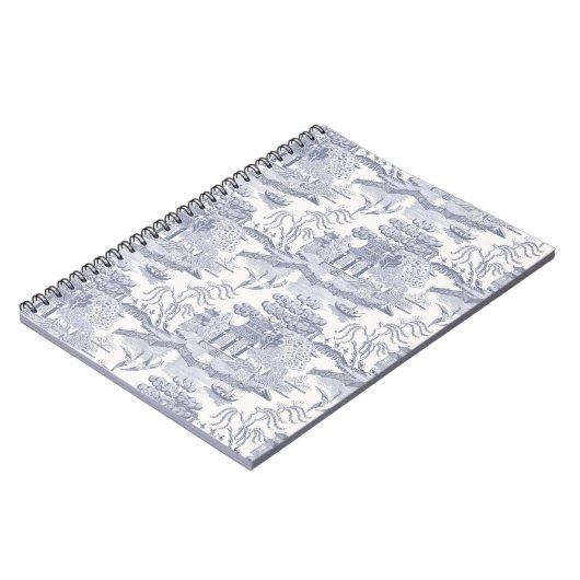 青の柳（灰色） ノートブック (左側)