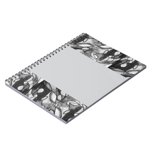 「青の欠如」アートワークを持つノートブック ノートブック (左側)