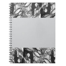 「青の欠如」アートワークを持つノートブック