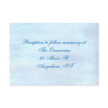 「青の水彩」受付カード