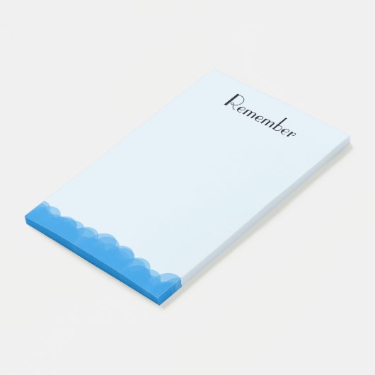 青の泡 ポストイット (アングル)