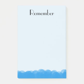 青の泡 ポストイット