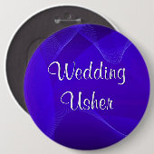 青の波の案内係 缶バッジ (正面&裏面)