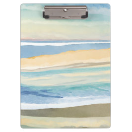 青の波 | 海辺の水彩画 クリップボード