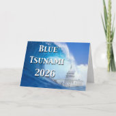 青の津波選挙2026 カード (正面)