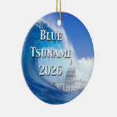 青の津波選挙2026 セラミックオーナメント (右)