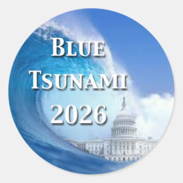 青の津波選挙2026 ラウンドシール