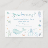 青の海の下の誕生日は、どのように多くのゲーム エンクロージャーカード (正面)