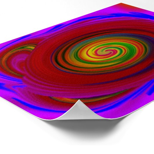 青の渦 ポスター (角)