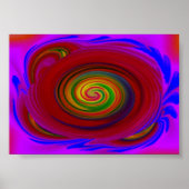 青の渦 ポスター (正面)