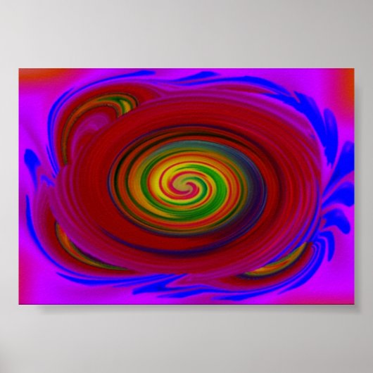 青の渦 ポスター (正面)