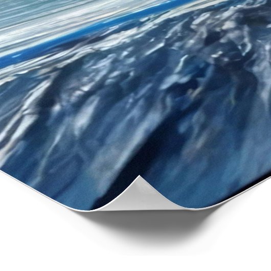 青の渦 ポスター (角)