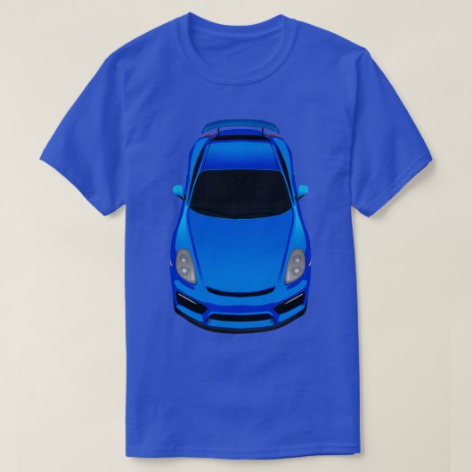 青の濃淡 Tシャツ (デザイン正面)