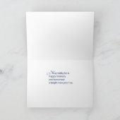 青の灯台とのハッピーバースデー、 カード (内部)