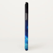 青の炎を持つ怒っているスカルの頭部 Case-Mate iPhoneケース (裏面/右)