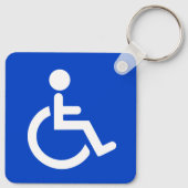 青の無効な記号 キーホルダー (裏面)