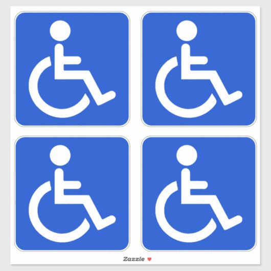 青の無効な記号 シール (シート)