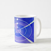 青の無限大 コーヒーマグカップ (正面右)