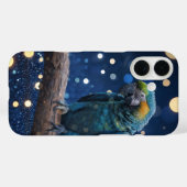 青の王:青のマカオは夢のような青い《写真》ぼけ味、 Case-Mate iPhoneケース (裏面 (横))