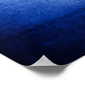 「青の男のシルエット」のポスター/プリント ポスター (角)