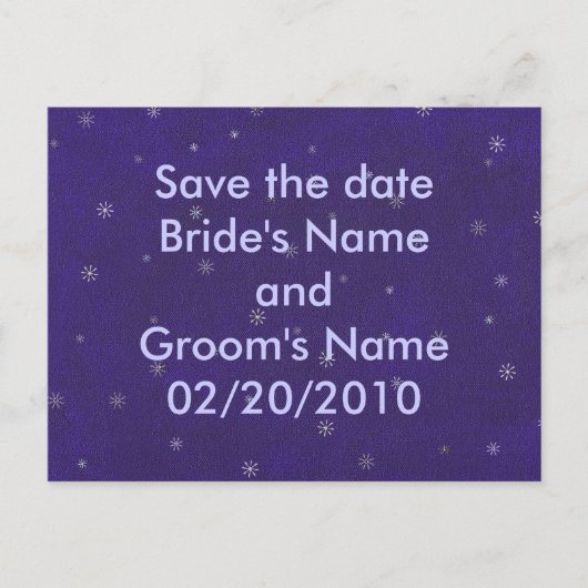 青の白いらせん状、日付はがきを保存する 案内ポストカード (正面)