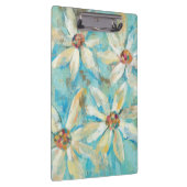 青の白いデイジー クリップボード (右)