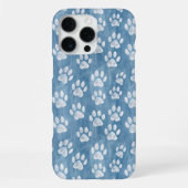 青の白い前刷り – 素朴 Pet Lover iPhoneケース (裏面)