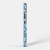 青の白い前刷り – 素朴 Pet Lover Samsung Galaxyケース (右側面)