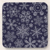 青の白い雪 コースター (正面)