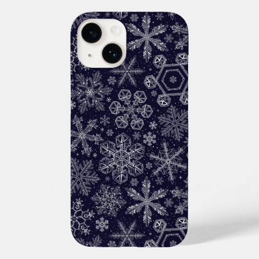 青の白い雪 Case-Mate iPhoneケース (裏面)