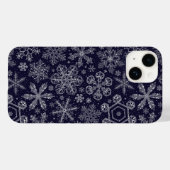 青の白い雪 Case-Mate iPhoneケース (裏面 (横))