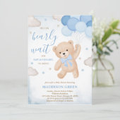 青の私たちは赤ちゃんシャワーを待つことができる 招待状 (スタンド正面)