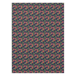 青の紅葉そしてドングリパターン テーブルクロス