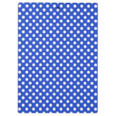 青の組み合王室のわせ水玉模様(STaylor) クリップボード (裏面)