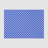 青の組み合王室のわせ水玉模様(STaylor) 薄葉紙 (正面)