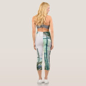 青の線 カプリレギンス (裏面)