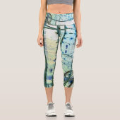 青の線 カプリレギンス (正面)