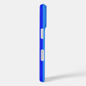 青の縦ストライプ列 Case-Mate iPhoneケース (裏面 / 右)