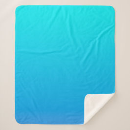 青の背グラデーション景 シェルパブランケット