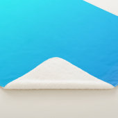 青の背グラデーション景 シェルパブランケット (3/4)