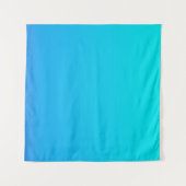 青の背グラデーション景 タペストリー (正面(横))