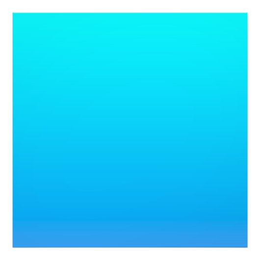 青の背グラデーション景 フォトプリント            (正面)