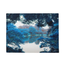 青の色が影響カッコいいを受けユニークた、自然、湖