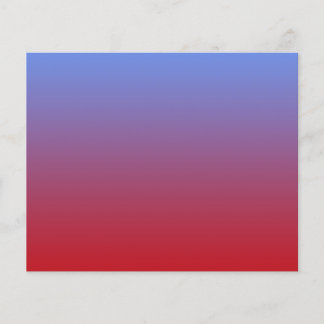 青の色に赤のフェード、シンプルデザイン。