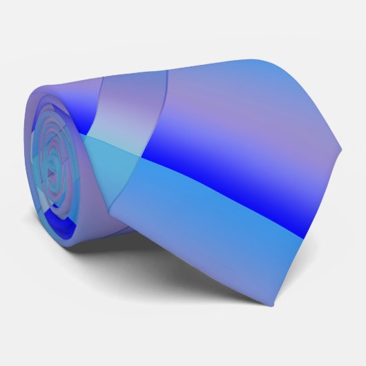 青の色合い ネクタイ (ロール)