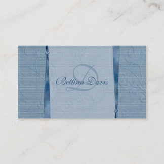 青の色合い 名刺