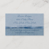 青の色合い 名刺 (裏面)