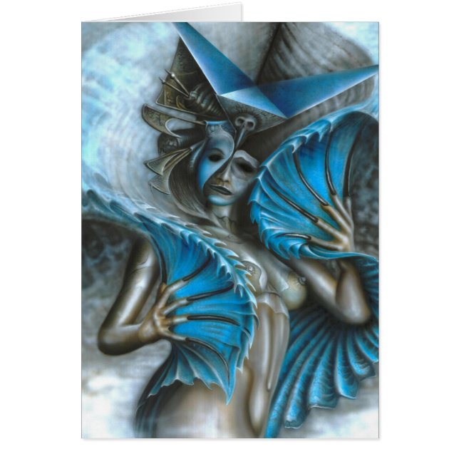 青の芸者 (正面)