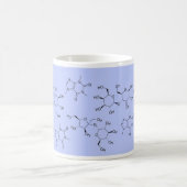 青の茶そしてコーヒーの化学 コーヒーマグカップ (中央)