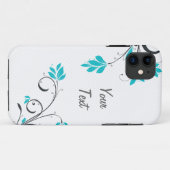 青の葉-個人化して下さい Case-Mate iPhoneケース (裏面(横))